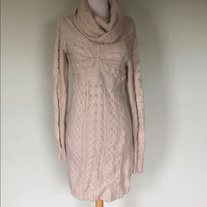 Wool blend sweater dress